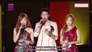 [ENG SUB] 120428 MBC Korean Music Wave in Bangkok MC Cut (Taeyeon/Tiffany/Nichkhun)