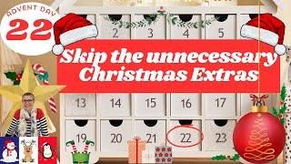 Skip the unnecessary Christmas Extras #christmas #vlogmas #frugal #holiday