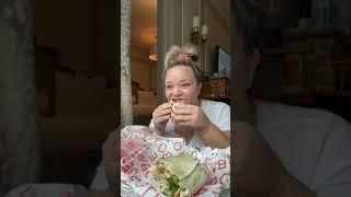 Trisha Paytas Enjoys Tasty Chicken Shawarma Feast with Friend | Fun Dining Vlog