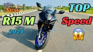 2024 Yamaha R15 M Top Speed | New Black Yamaha R15 M Top Speed