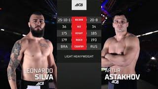 Леонардо Сильва vs. Артур Астахов 2 | Leonardo Silva vs. Artur Astakhov 2 | ACA 140
