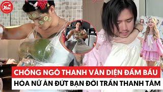 Chồng Ngô Thanh Vân diện đầm bầu hóa nữ ăn đứt bạn đời Trần Thanh Tâm #tranthanhtam #ngothanhvan