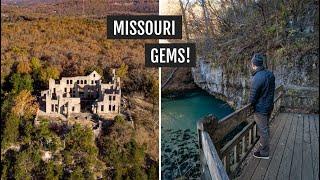 Castle ruins & springs at Ha Ha Tonka State Park (Missouri) + trying more St. Louis foods!