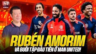 BLV QUANG HUY REACTION | RUBEN AMORIM RẠNG RỠ TRONG BUỔI TẬP ĐẦU TIÊN CÙNG MAN UNITED