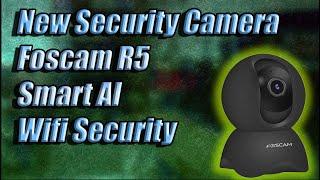 Foscam R5 Security Camera Wifi Robotic with Smart AI SETUP and Review