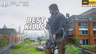 The Last of Us 2 PS5 Remastered - Best Kills 2 ( Grounded ) | 4k 60FPS