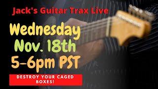 Jack's Guitar Trax Live - Minor Pentatonic scale lesson 2 on Pt 2 11/18/20