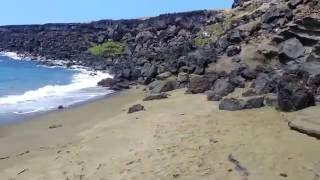 emerald (green) beach big island hawaii