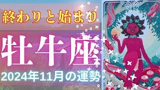 牡牛座️11月の運勢⭐️終わりと始まり⭐️本当に信頼できる人はすぐそばに新しい出会いも待っています️