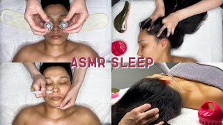 ASMR Face & Head Massage for Instant Relaxation Fall Asleep Fast