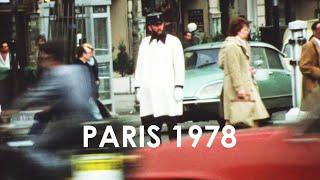 Paris 1978 | Traffic, People and Police Men |Archive Footage