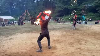 Slo-mo Sunrise Fire Poi – Nico Evers