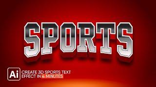 Sport Text Effect with Adobe Illustrator