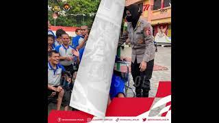 Polwan RI Bagikan Bansos di Panti Sosial Bina Grahita
