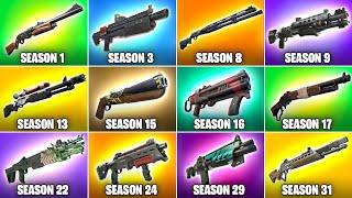 Evolution of All Fortnite Shotguns (Chapter 1 Season 1 - Chapter 5 Season 4)