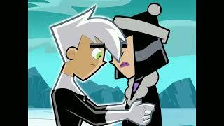 Danny Phantom and Sam Kiss