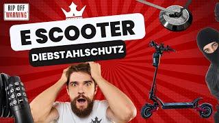 E Scooter Diebstahlschutz aber welches Schloss ist das richtige ?