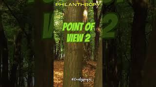 #135 Philanthropy ( Point of View Paradox Series ) @luckypages #shorts #motivation #pov