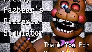 Музыка из Freddy Fazbear's Pizzeria Simulator.