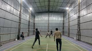 Racket Badminton: Kiran/Priyesh vs Sanjit/Srini