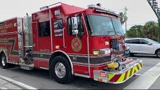 *Major Q* Palm Beach County Fire Rescue Squad 19 Responding With Major Q and Horn!!