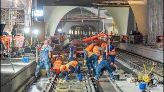 Stuttgart 21: Gleise im künftigen Hauptbahnhof – so baut die Deutsche Bahn die letzten Meter