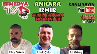 10.10.2024 Perşembe Ankara ve İzmir Altılı Ganyan Tahminleri