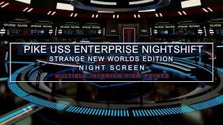 Star Trek Sleep Sounds | Enterprise Bridge | SNW | Night Shift Ambience | White Noise | ASMR | Sleep