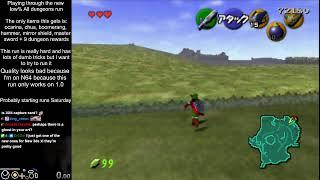 OoT Low% All Dungeons practice