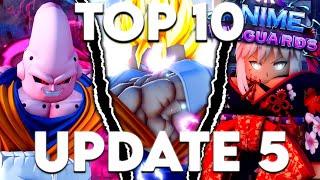 Top 10 Must Have Units In Anime Vanguards Update 5!
