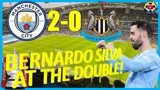 MANCHESTER CITY 2-0 NEWCASTLE UNITED | VLOG | SILVA DOUBLE FIRES CITY INTO FA CUP SEMI-FINALS!