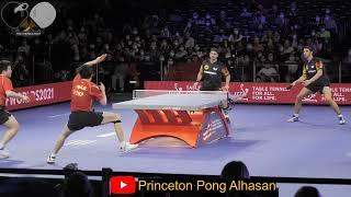 China Vs. Germany: ONE OF THE CRAZIEST TABLE TENNIS RALLIES EVER!?!?