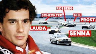 When F1 Drivers Raced the SAME CARS (And SENNA Won)