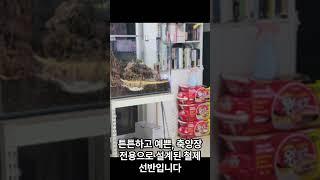 “무거운 어항도 걱정 없이! 철제선반 끝판왕”