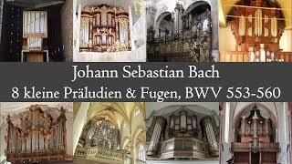 J.S. Bach - 8 kleine Präludien & Fugen (BWV 553-560) on 8 Organs - Hauptwerk