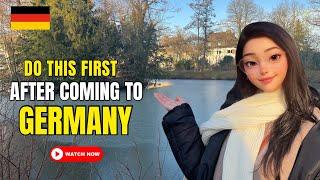 Things to do after arriving in Germany I Arrival Checklist | Germany To Do List in first month 