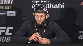 Khamzat Chimaev Post-Fight Press Conference | UFC 308