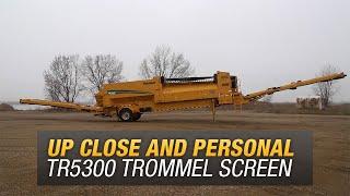 Walkaround of the Vermeer TR5300 trommel screen