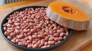 Don't fry peanuts  add a piece of pumpkin  don't cook or stew  crisp and soft  too fragrant