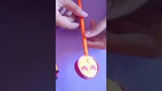 Diy Handmade Emoji Pencil Topper | Diy Emoji Pen | Paper Craft | #shorts #ytshorts #viral #trending