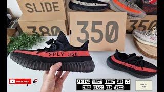 Yeezy 350 Core Black Red 2022 Version - On Feet and Check - 90% Top  Yeezy Day 2022 Pickup