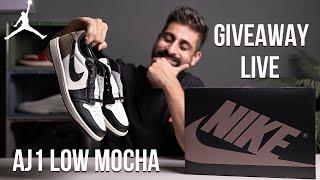 AIR JORDAN 1 LOW MOCHA GIVEAWAY LIVE