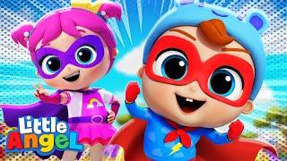 Superhero Song | Little Angel Kids Songs & Nursery Rhymes