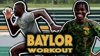 TWO Workouts In ONE! ft. Baylor Stars Nathaniel Ezekiel & Demar Francis