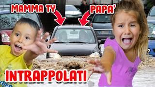 MAMA TY AND PAPASALVO ARE TRAPPED IN THE CAR BY THE FLOOD MARTINA MISSY AND LEON ALONE AT SCHOOL