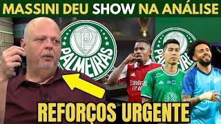 DEU UM SHOW! MASSINI FOI CIRÚRGICO NA ANÁLISE DO PALMEIRAS.