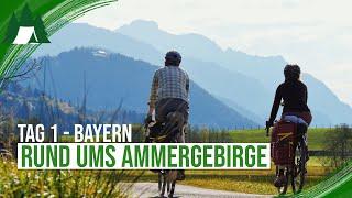 Panorama Alpen Radtour ins Allgäu | Garmisch - Füssen  (Rundtour Tag 1)