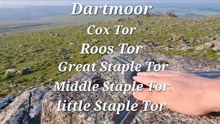 Cox Tor , Dartmoor Uk Circular + 4 other Tors