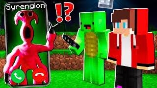 Why Creepy SYRENGION CALLING to MIKEY and JJ at 3am ? - in Minecraft Maizen