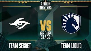 Team Secret vs. Team Liquid // Riyadh Masters 2023 – Day 5 – Group Stage